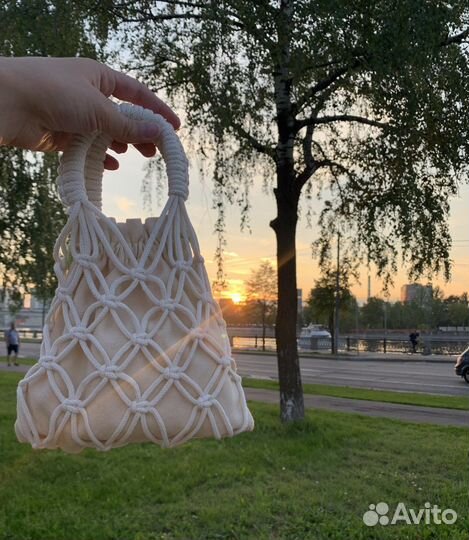 Экосумка авоська макраме