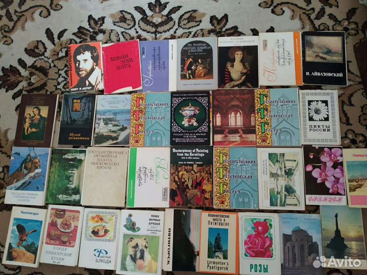 Открытки СССР Наборы.Города.Блюда.Высоцкий