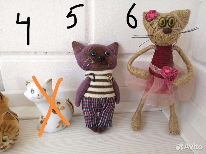 Фигурки кошек коллекция
