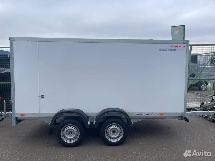 Прицеп фургон 2 оси, распашные двери. Рассрочка