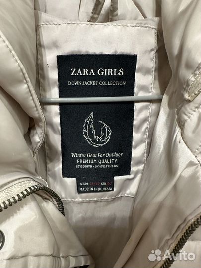 Пуховик zara 152