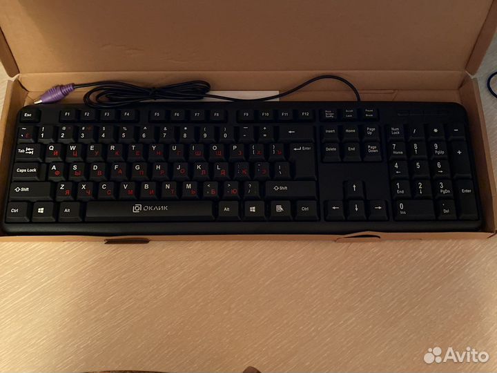 Клавиатура проводная ps/2 новая