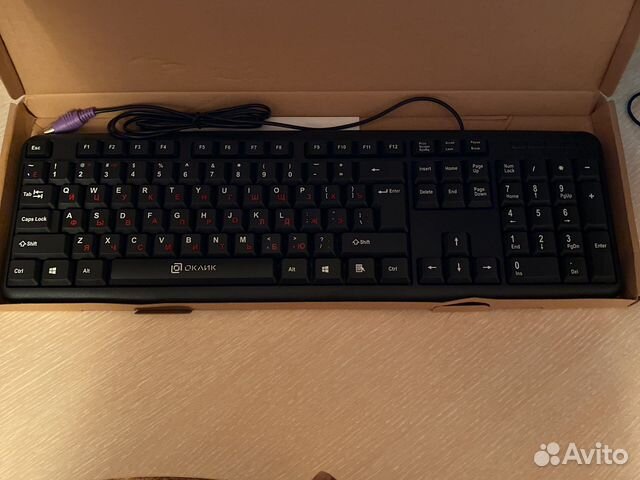 Клавиатура проводная ps/2 новая