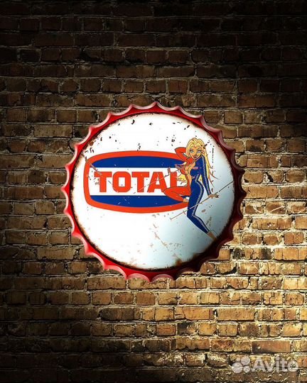 Декор на стену пробка пивная Total