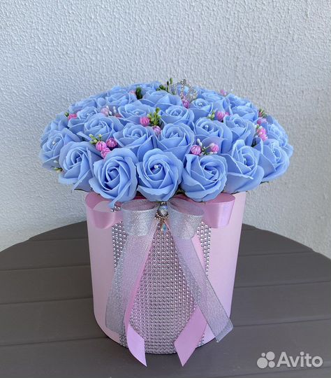 Букет цветов в коробке