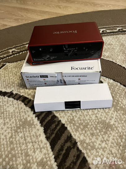 Focusrite scarlett solo 3rd gen