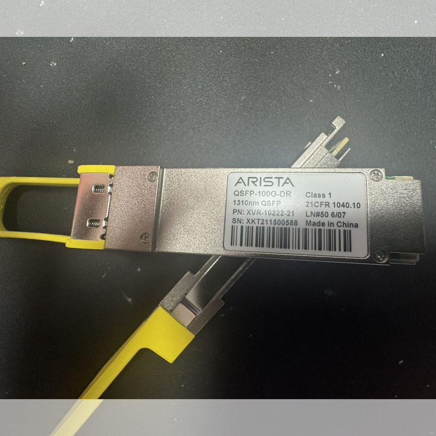 [QSFP-100G-DR] Трансивер Arista 1310nm Qsfp-100g-Dr