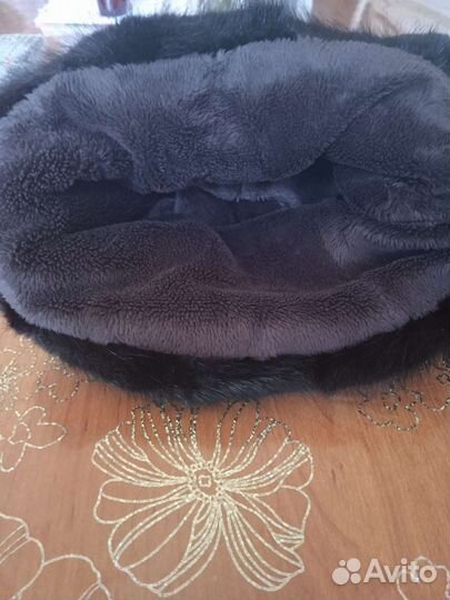 Шапка норковая женская бу