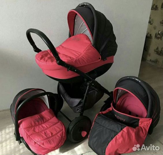 Коляска tutis zippy 3 в 1+сумка