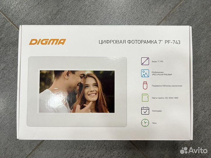 Цифровая фоторамка digma 7 pf-743 новая
