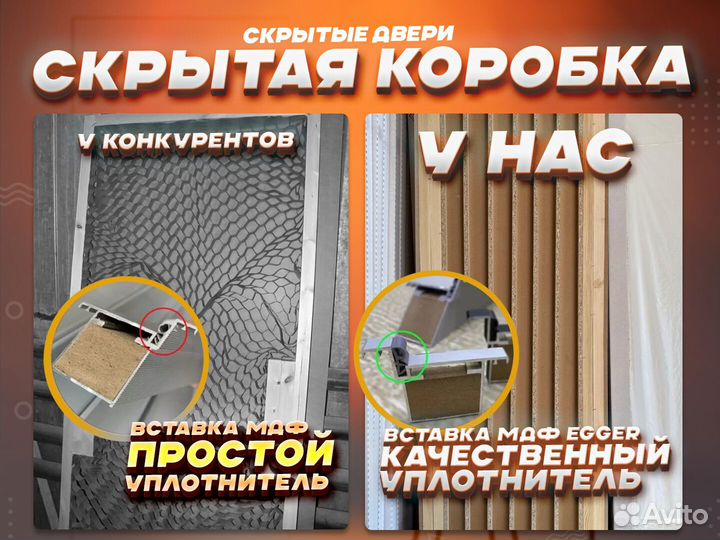 Межкомнатные скрытые двери