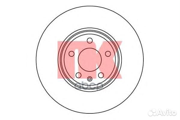 Диск тормозной 2047132 2047132 Nk