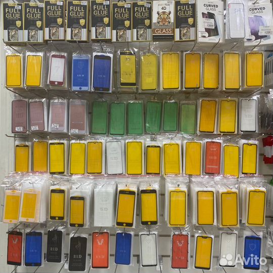 Стекла и чехлы для Samsung Huawei Xiaomi iPhone
