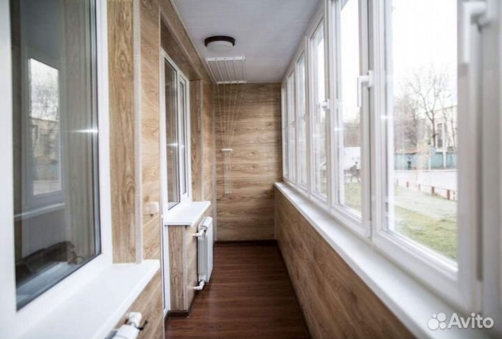 Комплексное остекление и отделка