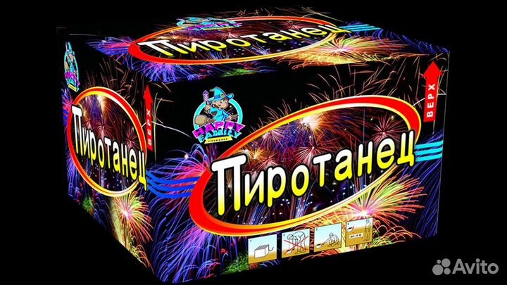 Фейерверк 100 ярких выстрелов