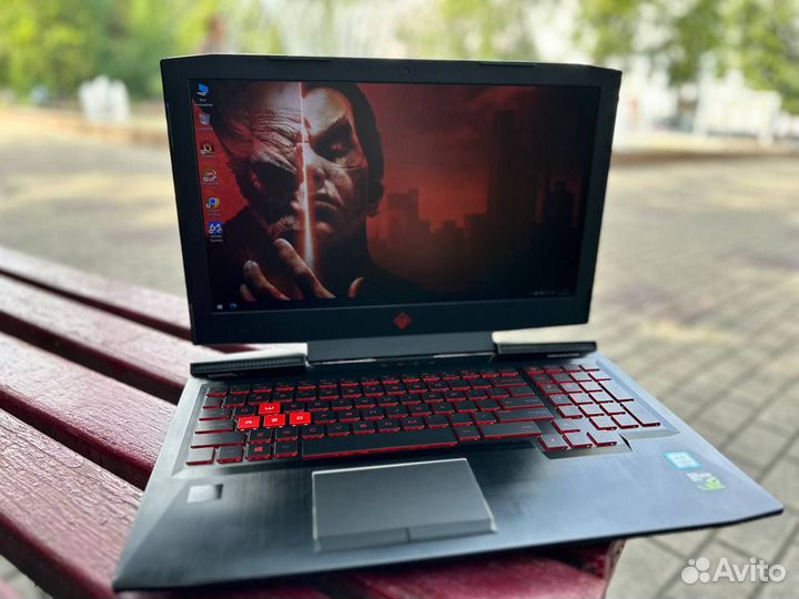 Игровой ноутбук HP с подсветкой на GeForce GTX
