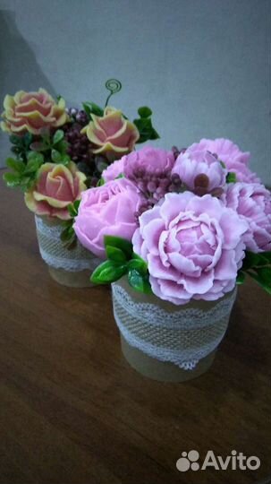 Букет из мыла