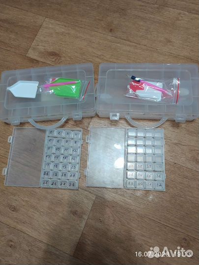 Алмазная мозаика, (остатки от разных картин)