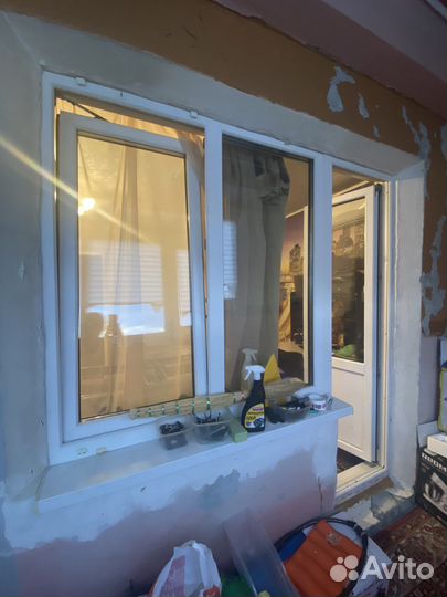 Окна пластиковые бу и балконные двери