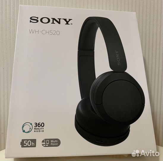 Наушники sony WH-CH520 black