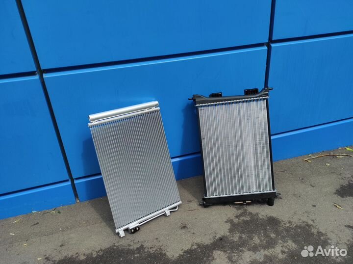 Радиатор основной и кондиционера Kia Optima