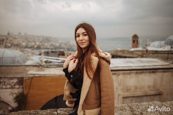 Дубленка меховая укореченая 44-46