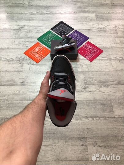 Кроссовки Nike air Jordan 3 retro black