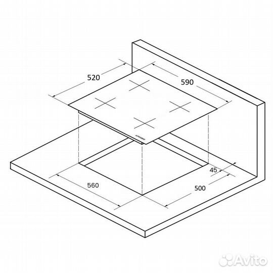 Электрическая варочная панель Kuppersberg ICS 604