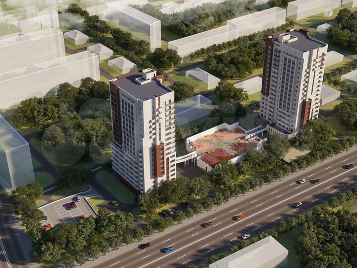 2-к. квартира, 68,1 м², 10/19 эт.