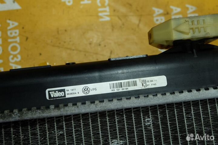Радиатор дополнительный Volkswagen Golf 6