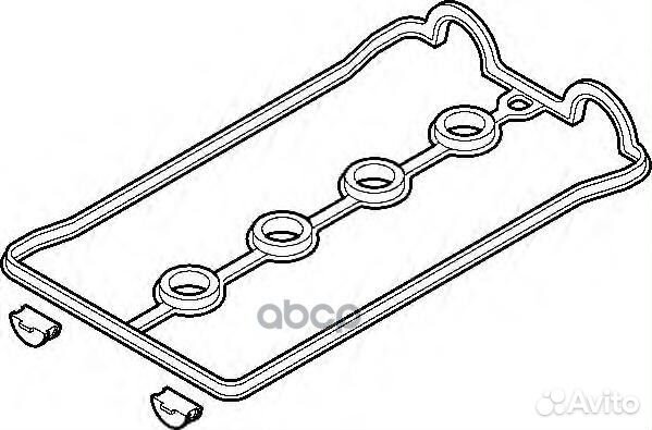 Компл.прокл.клап.крышки 174251 Elring