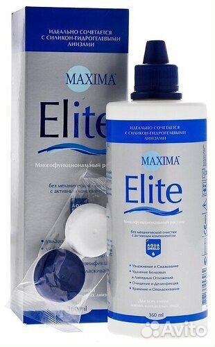 Maxima Elite раствор для конт. линз 360 мл