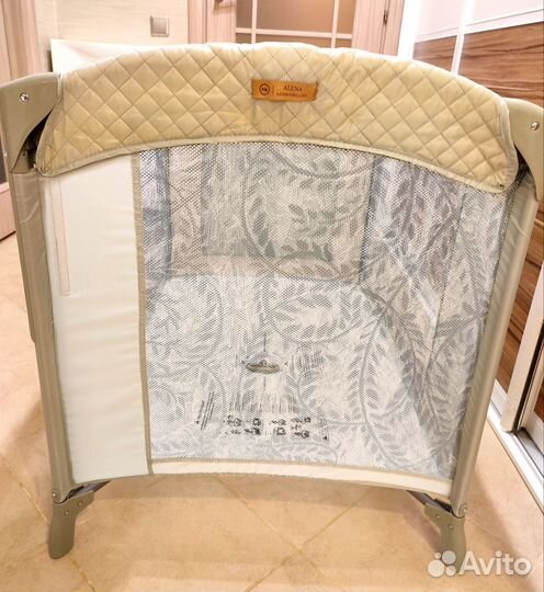 Манеж кровать детский складной happy baby