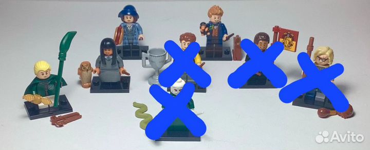 Lego minifigures минифигурки лего Гарри Поттер