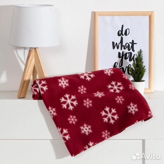 Плед новогодний 150х180 2 расцветки