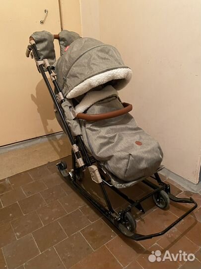 Санки-коляска Ника 7-8к