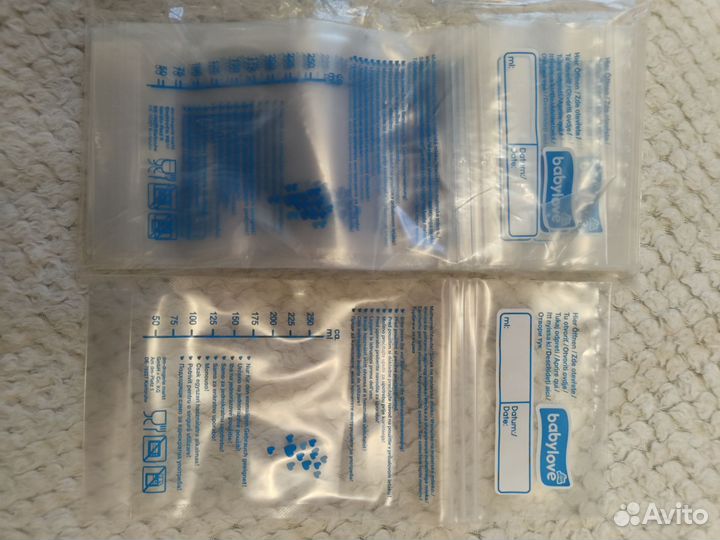 Пакеты для заморозки грудного молока