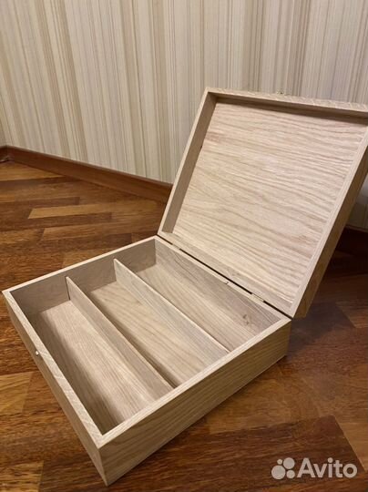 Коробка подарочная деревянная