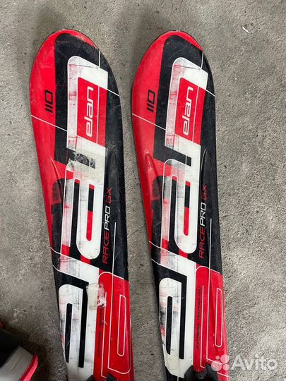 Детские горные лыжи 110 + ботинки комплект elan