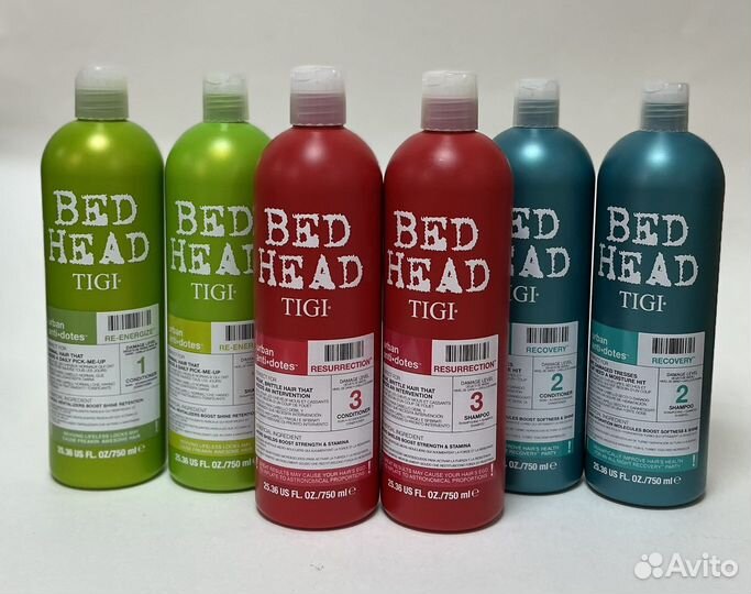 TiGi bed head 750мл.*2шт./ товары из Норвегии