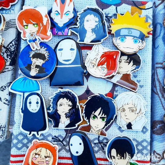 Значки с аниме