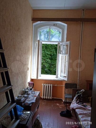 Комната 10,8 м² в 1-к., 2/4 эт.