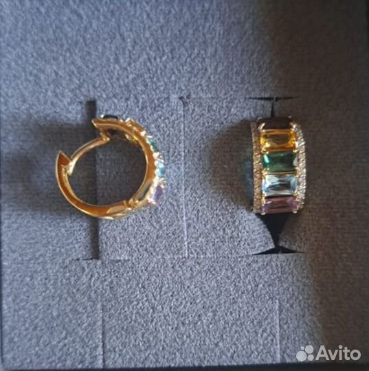 Серьги Самоцветы Бриллианты