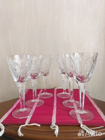 Фужеры хрустальные СССР