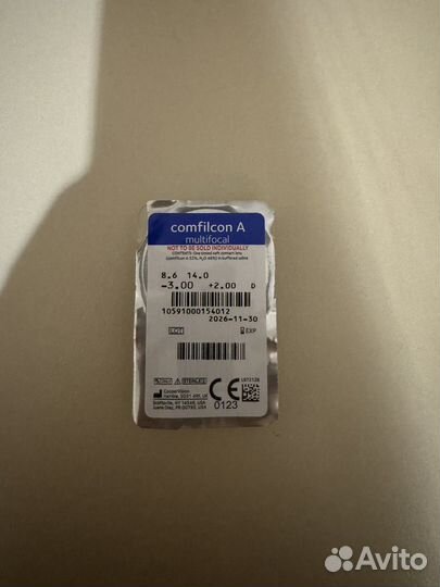 Контактная линза biofinity multifocal -3.00 1шт