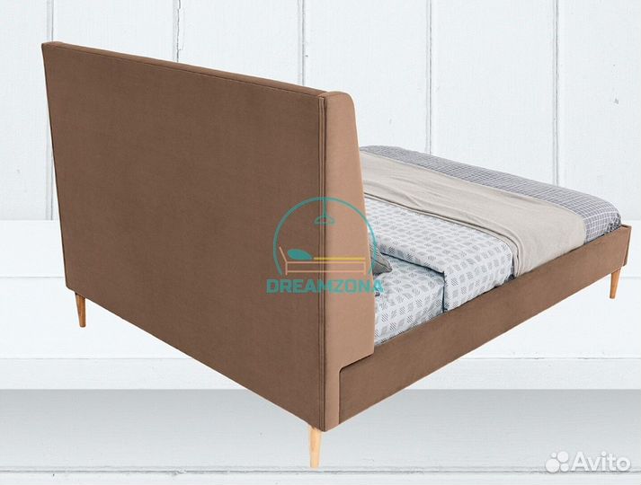 Кровать Кари с мягким изголовьем от производителя