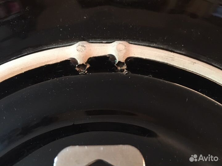 Часы-тарелка. Чёрная керамика. Греция