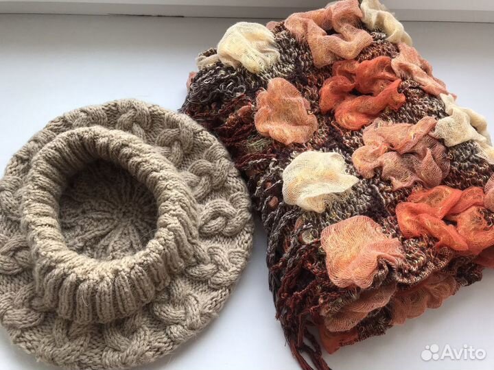 Новый берет+ шарф