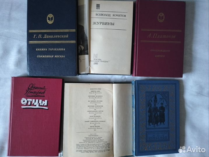 Книги русские и иностранные