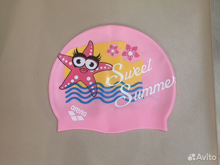 Шапочка для плавания arena детская